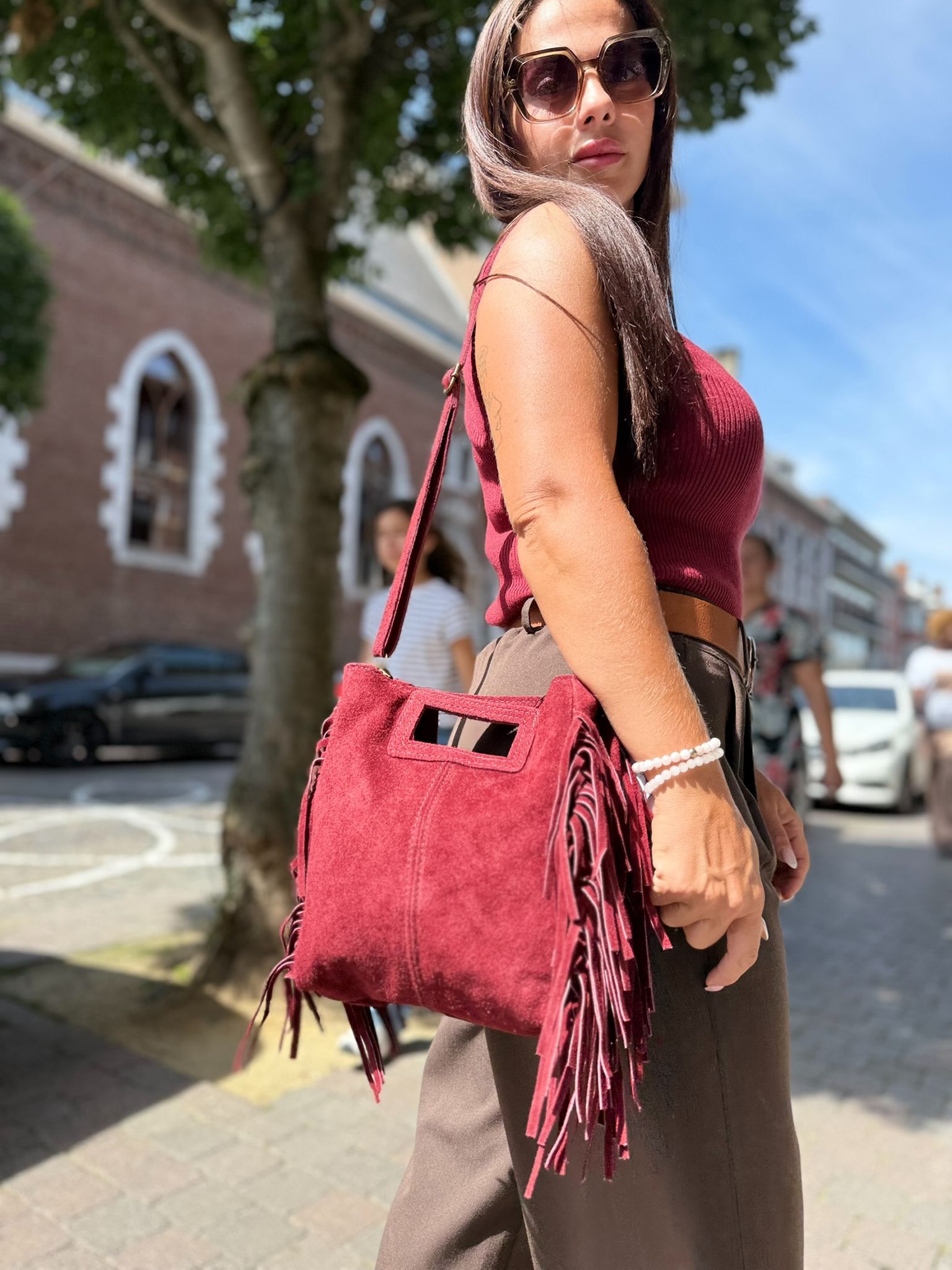 Sac à Main Chic et Polyvalent en Suède