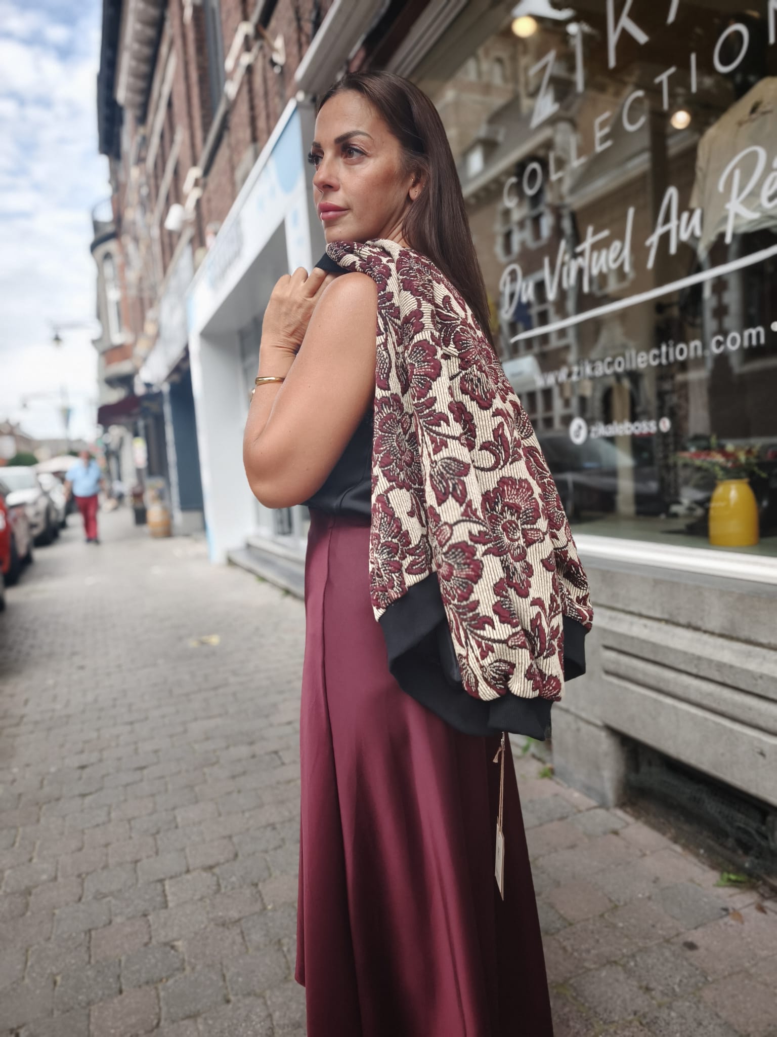 Veste Bomber Élégante avec Zip