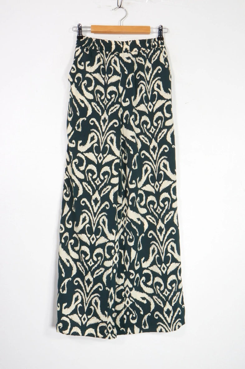 Pantalon fluide imprimé bohème chic